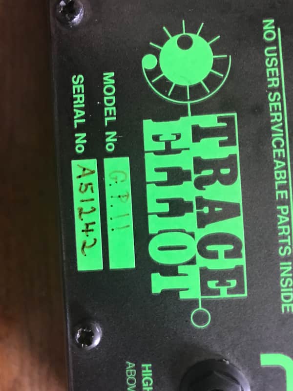 Trace Elliot GP11 MKV 1980's - The Classic Vintage Trace | Reverb