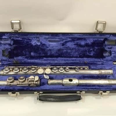 Emerson EF1 Model Flute Silver Plate, USA, Very Good Condition image 1