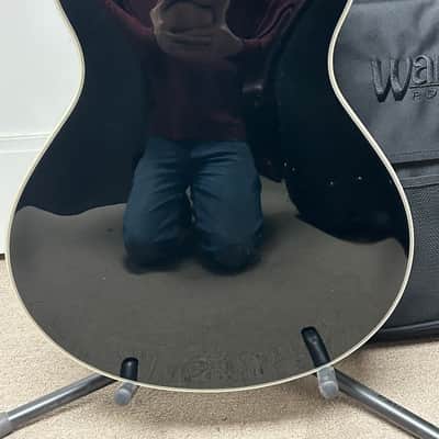 Warwick RockBass Star Bass 5-String Semi-Hollow Bass Guitar FRETLESS 2025 - Solid Black High Polish image 4