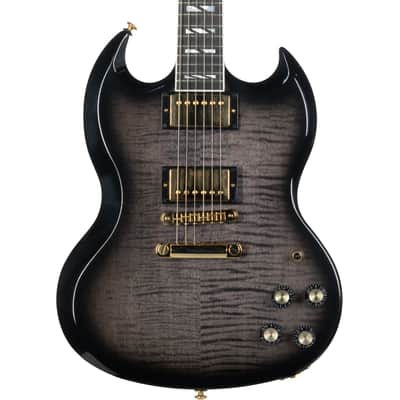 Gibson SG Supreme Electric Guitar - Translucent Ebony Burst image 7