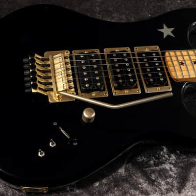 Kramer Sambora Signature Guitar 1989 Black w/ Gold Hardware image 3