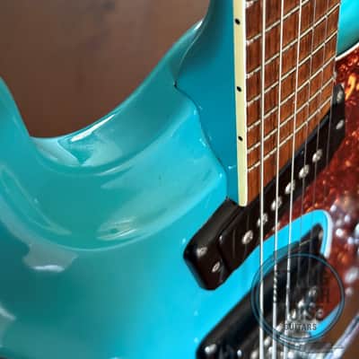 Mosrite of California Guitar, The Ventures '65, RARE, Marine Blue, 1990’s, OHSC image 22