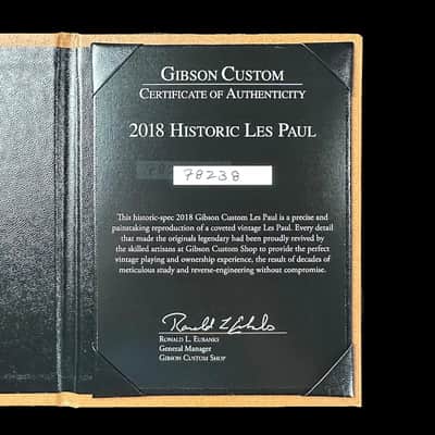 Gibson Les Paul Custom Standard 1957 Historic 2018 - Goldtop image 12