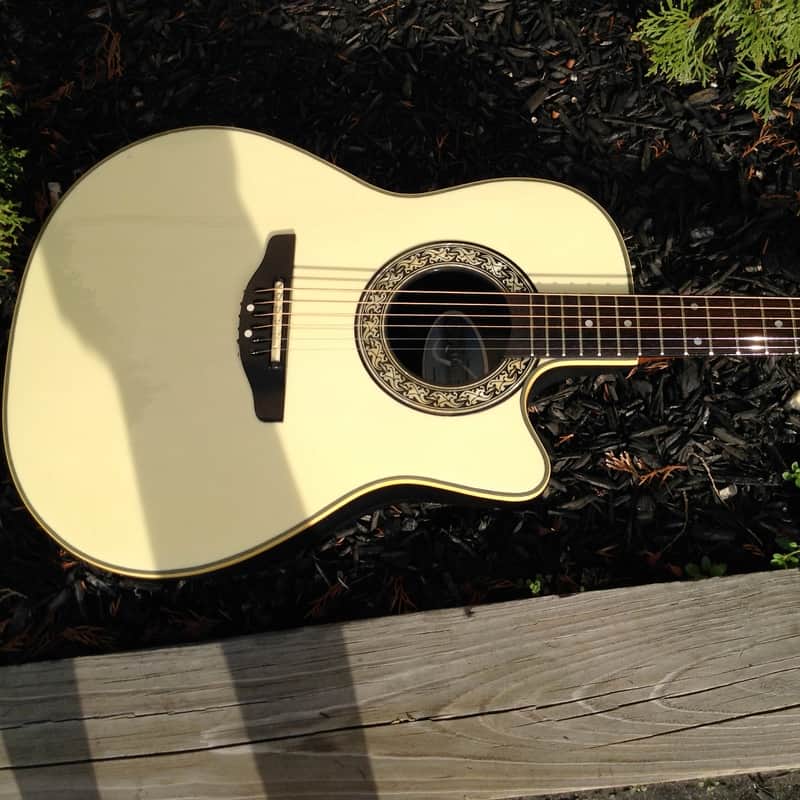 Ovation Guitar 3862 Pinnacle (re-named Balladeer)Cream rare Made