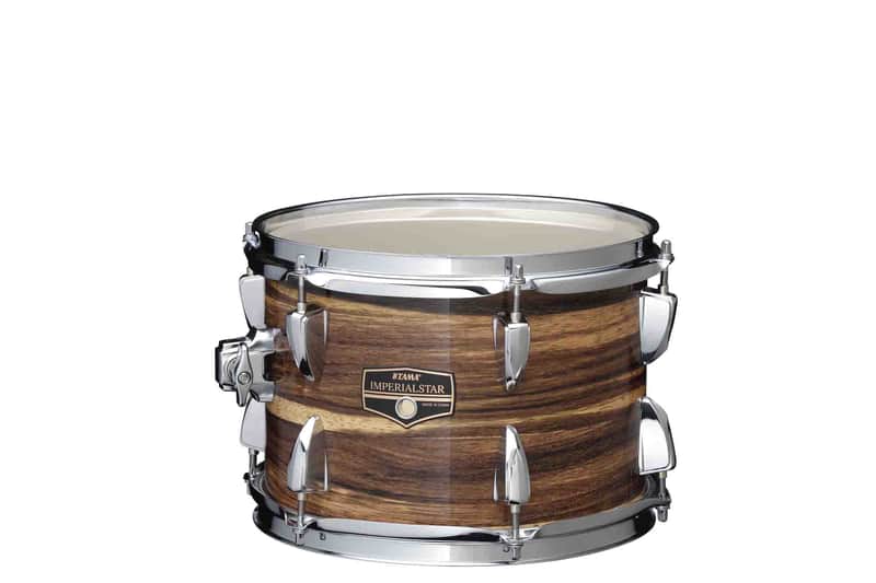 Tama IPT10R-CTW Imperialstar Rack Tom 10 - Coffee Teak Wrap image 1