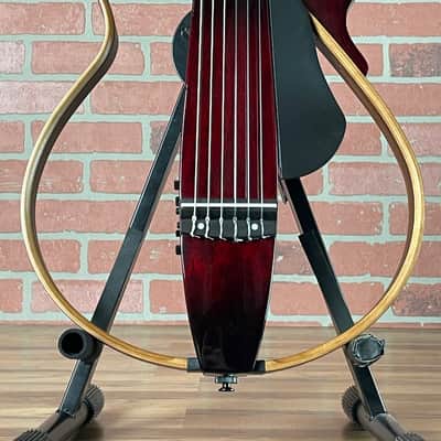 Yamaha SLG200N Silent Nylon-string Guitar - Crimson Red Burst image 2
