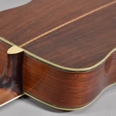 1970s Ariel Dreadnaught Natural Finish Acoustic Electric Guitar image 8
