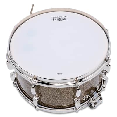Slingerland 7x14" Radio King SPECIAL Craviotto Solid Shell Unlimted Edition Snare Drum - Gold Sparkle - VIDEO image 5