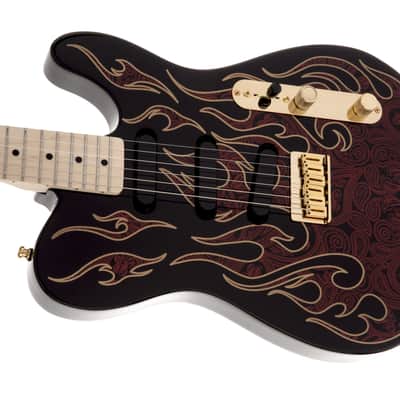 Fender : James Burton Telecaster MN Red Paisley Flames image 5