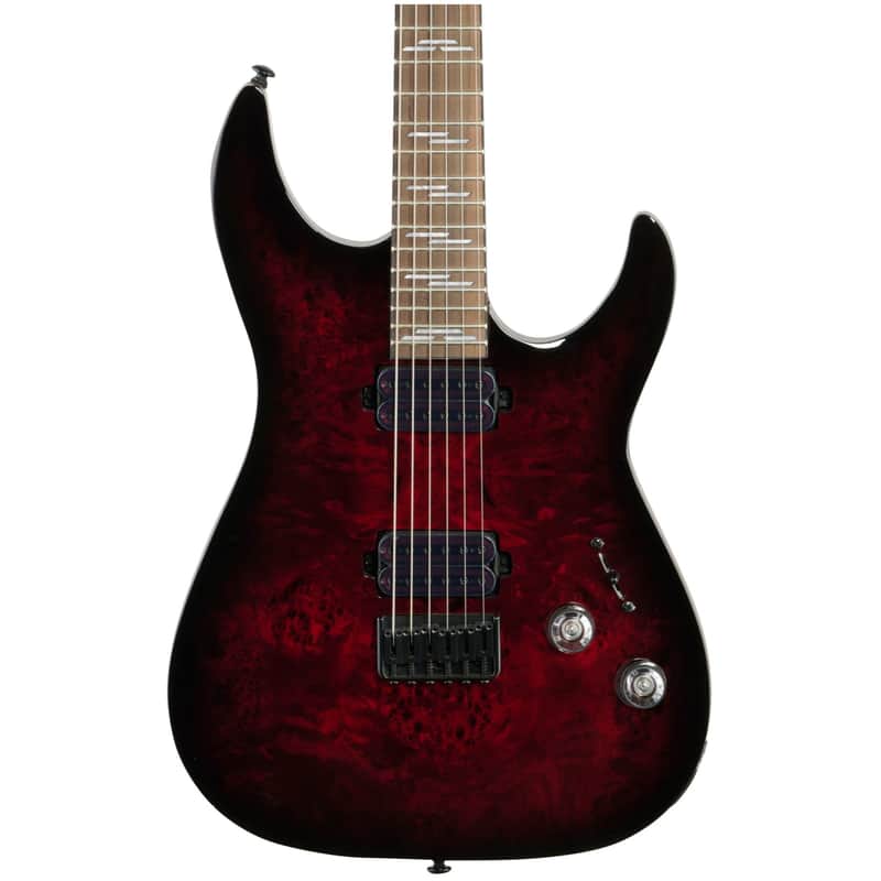 Schecter Omen Elite-6 Electric Guitar, Black Cherry Burst image 1