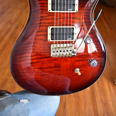 PRS CE-24, 2022, Active high output electronics, Fire red, Nice! image 3