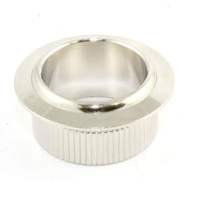 NEW (4) Gotoh Vintage Style Press Fit Bass Key Bushings Tuner Bushings - NICKEL image 2