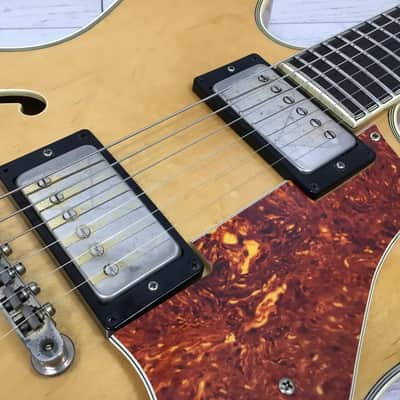 Epiphone Sheraton Electric Semi Hollowbody Guitar MIJ Japan - Natural image 4