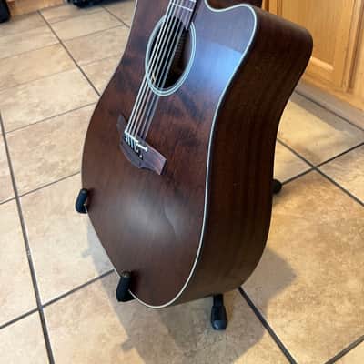Takamine P1DC-12 SM 12-String Dreadnought Acoustic-Electric Guitar Medium Brown Stain image 4