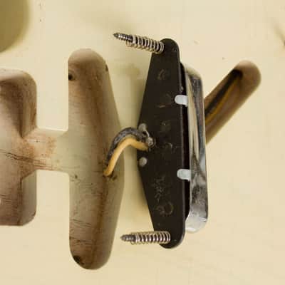 Fender  Telecaster Solid Body Electric Guitar (1955), ser. #10608, original tweed hard shell case. image 16