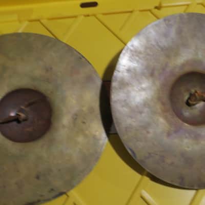 J.W. Pepper 12" hand cymbals 1920s image 7