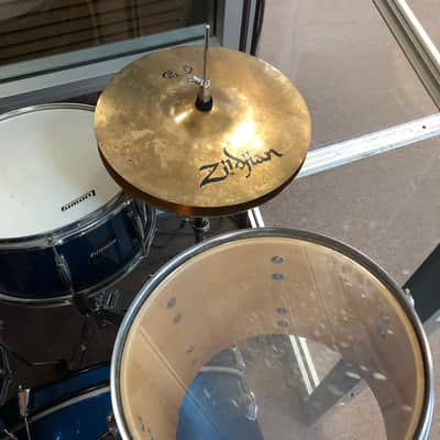 Ludwig Accent 5 Piece Drum Kit - Blue (With Hardware and Zildjian Cymbals) image 4