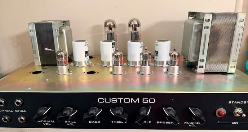 Mojotone  British Custom 50 amp chassis (Hiwatt DR540 clone) image 1