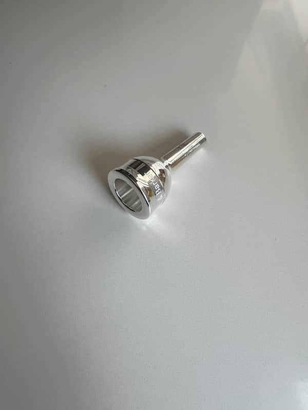 Mercer and Barker MB4F Euphonium Mouthpiece Silver Plated image 1