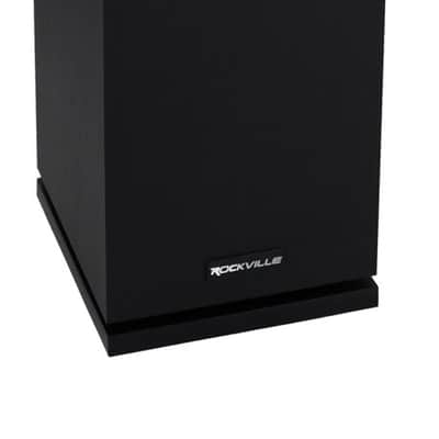 Pair Rockville Lux 658 Black Dual 6.5" 8 Ohm Hi-Fi Tower Speakers+Home Receiver image 5
