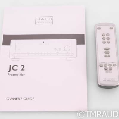 Parasound Halo JC2 BP Stereo Preamplifier; Silver; Remote image 12