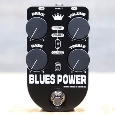 King Tone Blues Power Original Circuit Transparent Overdrive Effect Pedal w/Box image 1