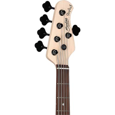 Sterling by Music Man Ray5HH Electric Bass, 5-String, Stealth Black image 4