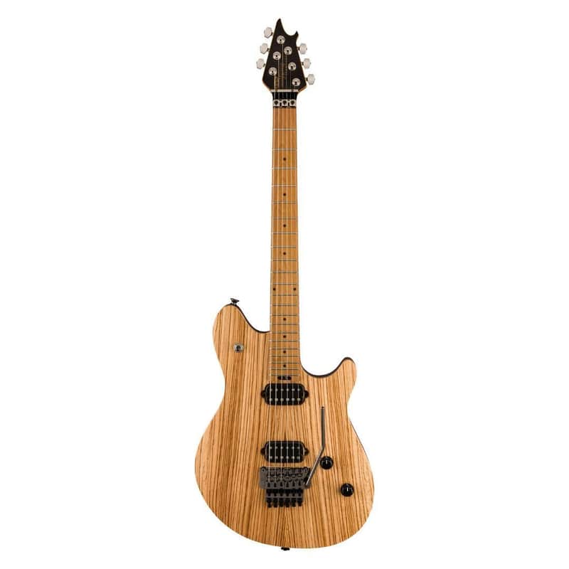 EVH Wolfgang WG Standard Exotic Zebrawood 6-String Right-Handed Electric Guitar with Basswood Body and Baked Maple Fingerboard (Natural) image 1