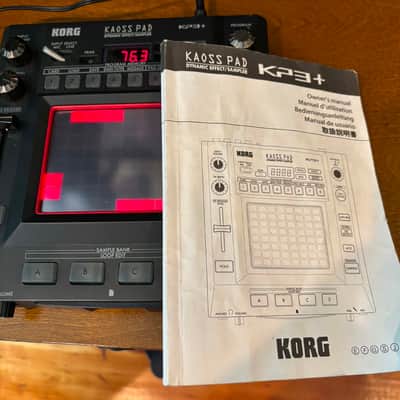 Korg KP3+ Kaoss Pad 3 + Dynamic Effects Unit/Sampler 2010s - Black image 2