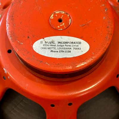 Realistic (Utah) 12” guitar speaker, 60 watt / 8 ohm. Model 40-1314 Vintage ‘60’s-‘70’s - Orange image 7