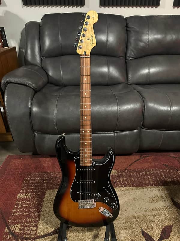 Fender Player Stratocaster HSS with Maple Fretboard 2020 HOT RODDED 3-Color Sunburst image 1