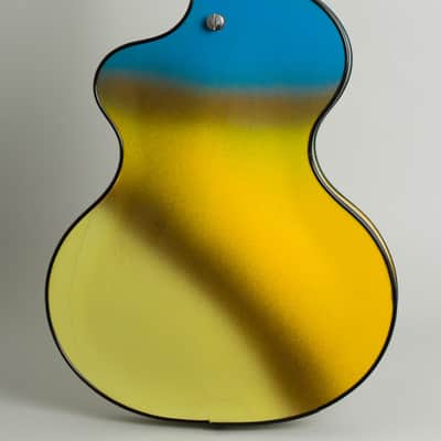 Wandre  BB Model Semi-Hollow Body Electric Guitar (1961), black tolex hard shell case. image 4