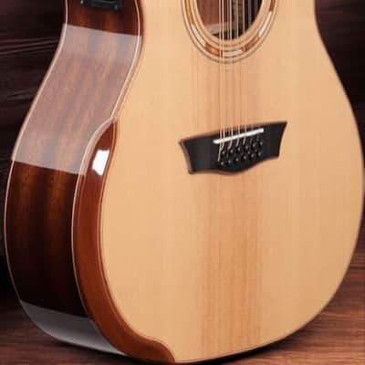 Washburn Comfort Series WCG15SCE12 Grand Auditorium Cutaway Acoustic-Electric  w/ Solid Sitka Spruce, B-Stock image 11