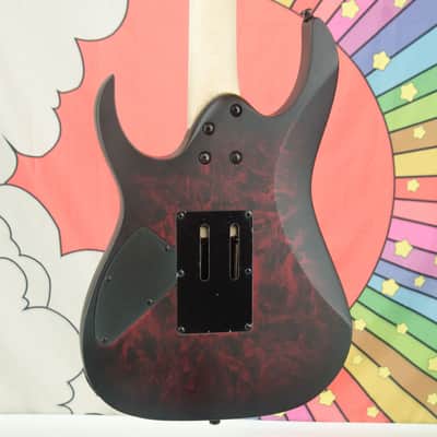 Mint Ibanez RG470DWXWZM RG Electric Guitar in Wine Red Frozen Matte image 7