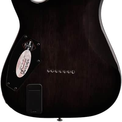 Schecter Hellraiser Hybrid C-7, Trans Black Burst, 7-string image 6