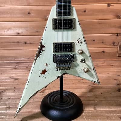 Jackson Custom Shop Special Edition Rhoads Electric Guitar - Vanilla Shake over 2 Tone Burst image 1