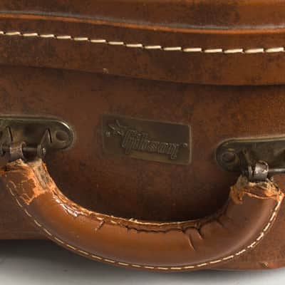 Gibson  J-185N Flat Top Acoustic Guitar (1958), ser. #A-28761, original brown hard shell case. image 15