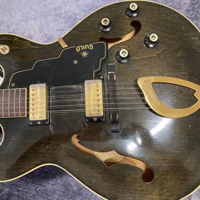 GUILD STARFIRE XII 1966 - EBONY STAIN, GOLD HARDWARE image 2