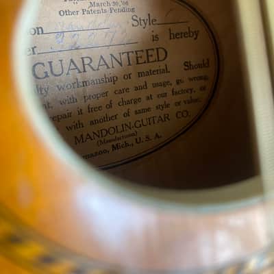 Gibson Style A Mandolin 1915 Pumpkin Top image 15