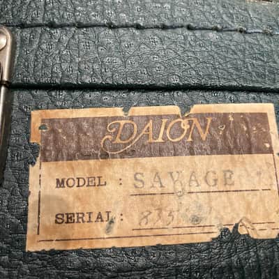 Daion Savage guitar hardcase 80’s - Green image 8