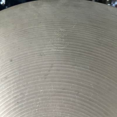 Vintage 70's Zildjian 18" A Crash 1592g. (Bag 3) image 3