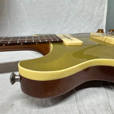 Hamer USA Studio Custom P90 Guitar with Case 1995 - Gold Top goldtop image 20