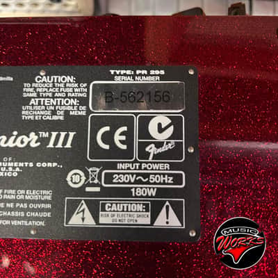 Fender   Blues Junior Iii Ltd. Sparkling Red image 10