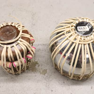 Indian Tabla Drum Set with Bayan and Dayan image 9
