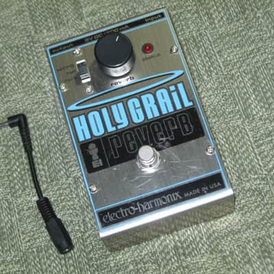 lightly used Electro Harmonix Holy Grail Reverb V1 classic casing + Truetone C35 1/8" converter & a copy of the paperwork (NO box) image 2
