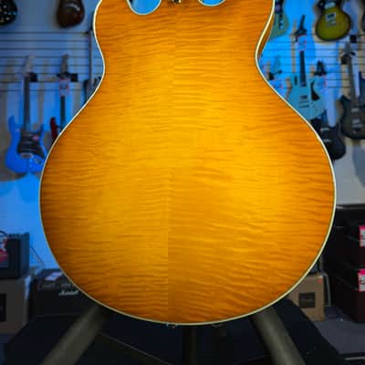 Eastman Guitars T486-GB Thinline Semi-hollowbody Electric Guitar - Goldburst, w Case, Free Plek! 822 image 9