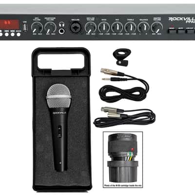 Rockville PPA52 Preamp Pro 1U Pre-Amplifier w/Bluetooth/USB/Interface+Microphone image 1