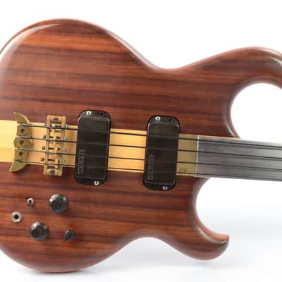 1984 ALEMBIC Spoiler Electric Bass w/ 4 Novatone Magnet Fretboards & Case #26856 image 3