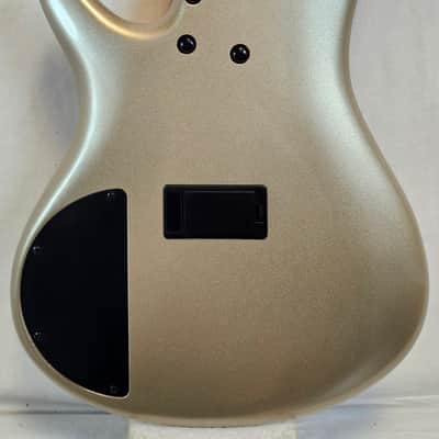 Ibanez SR400EPBDX SR Standard Bass, Poplar Burl Top, Mars Gold Metallic Burst image 12