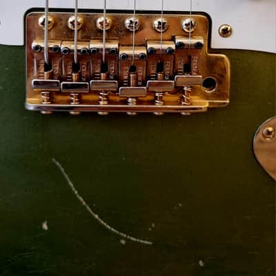 🔥 Fender Custom Shop Todd Krause Master Design 50's Stratocaster Moss Green 2014 - RARE image 15